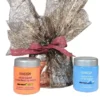 BINGOSPA zestaw prezentowy do kąpieli sól z L-Karnityną i Guaraną 580 g + sól Blue Ocean 580 g
