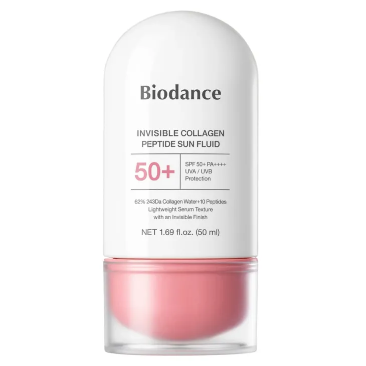 Biodance Invisible Collagen Peptide Sun Fluid lekki fluid przeciwsłoneczny z peptydami kolagenowymi SPF50+ PA++++ 50 ml
