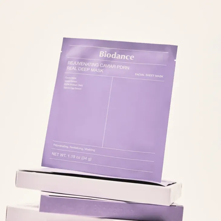 Biodance Rejuvenating Caviar PDRN Real Deep Mask kolagenowa maska do twarzy z PDRN 34 g