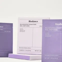 Biodance Rejuvenating Caviar PDRN Real Deep Mask kolagenowa maska do twarzy z PDRN 4 x 34 g