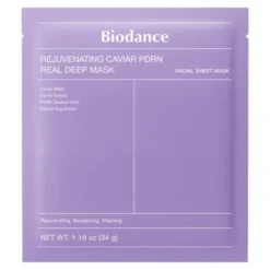 Biodance Rejuvenating Caviar PDRN Real Deep Mask kolagenowa maska do twarzy z PDRN 4 x 34 g