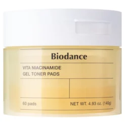 Biodance Vita Niacinamide Gel Toner Pads rozświetlające płatki do twarzy 60 szt