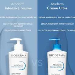 Bioderma Atoderm ultranawilżający krem do ciała i twarzy 500 ml