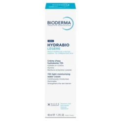 Bioderma Hydrabio Legere 72H lekki krem nawilżający z kwasem hialuronowym 40 ml