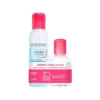 Bioderma Sensibio zestaw kosmetyków do oczyszczania cery wrażliwej płyn micelarny 100 ml + dwufazowa woda micelarna 125 ml