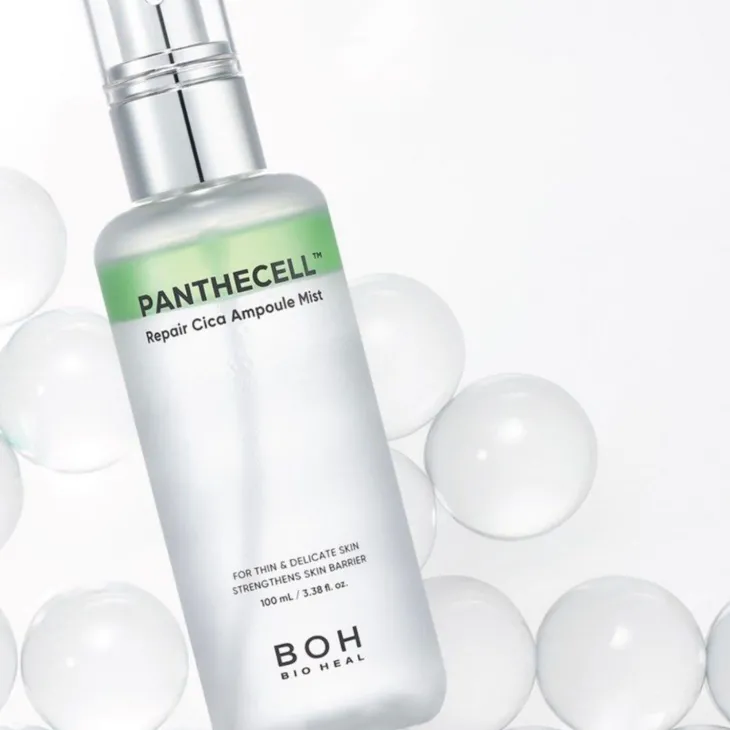 Bioheal Boh Panthecell Repair Cica Ampoule Mist łagodząca mgiełka do twarzy z wąkrotą azjatycką 100 ml