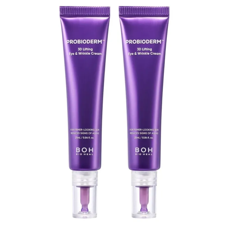 Bioheal Boh Probioderm 3D Lifting Eye & Wrinkle Cream przeciwzmarszczkowy krem pod oczy z kolagenem 2 x 25 ml