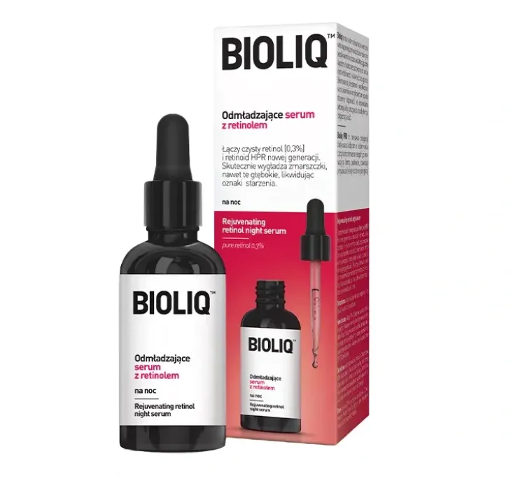 Bioliq odmładzające serum z retinolem na noc 20 ml