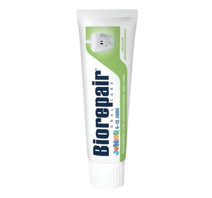 Biorepair Junior pasta do zębów dla dzieci 6-12 lat Delikatna Mięta 75 ml