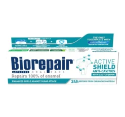 Biorepair Oral Care Aktywna Tarcza pasta do zębów chroniąca szkliwo przed działaniem cukrów 75 ml