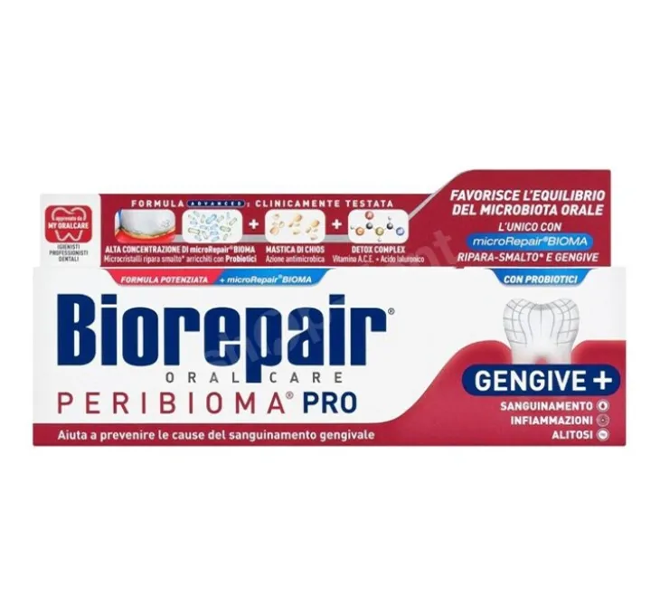 Biorepair Oral Care Peribioma Pro pasta do zębów opatrunek na dziąsła 75 ml