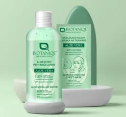 Biotaniqe Aloe Vera nawilżająco-kojąca maska na tkaninie 15 ml