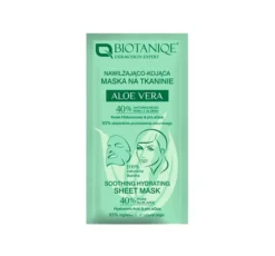 Biotaniqe Aloe Vera nawilżająco-kojąca maska na tkaninie 15 ml