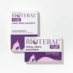 Biotebal Plus włosy, skóra, paznokcie suplement diety 30 tabletek