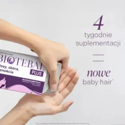 Biotebal Plus włosy, skóra, paznokcie suplement diety 30 tabletek