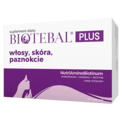 Biotebal Plus włosy, skóra, paznokcie suplement diety 30 tabletek