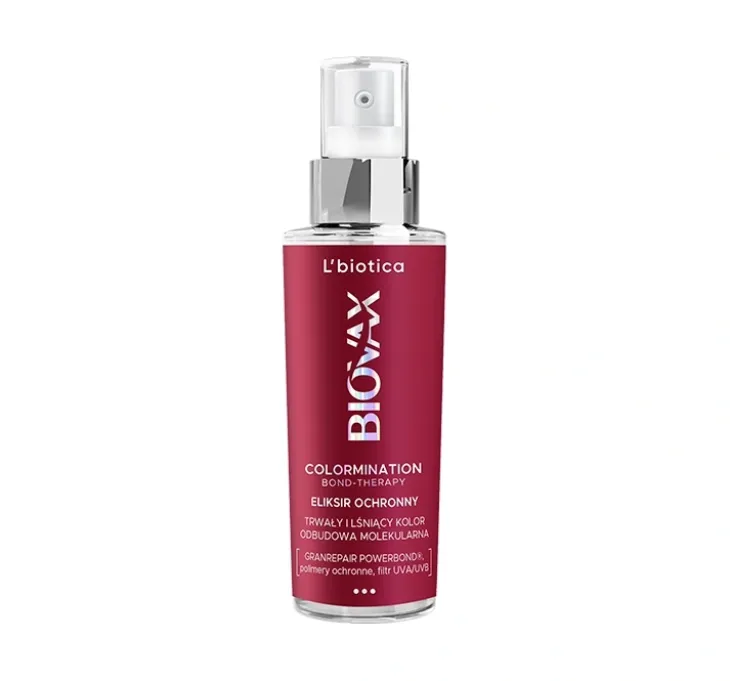 Biovax Colormination Bond-Therapy eliksir ochronny do włosów farbowanych 100 ml