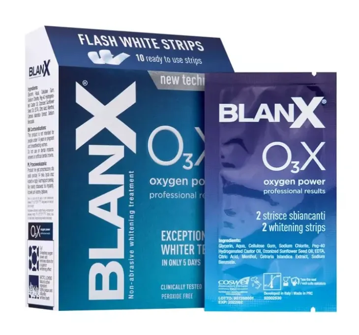 Blanx O3 X Oxygen Power paski wybielające 10 sztuk