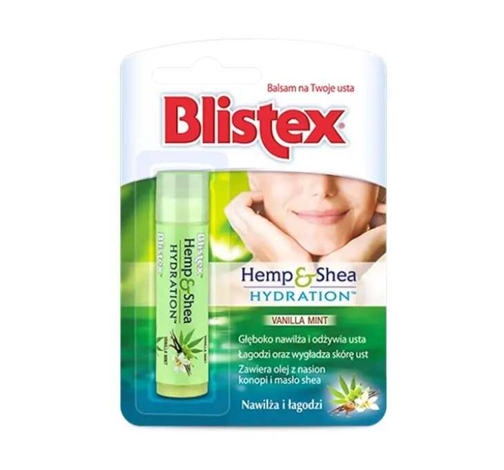 Blistex Hemp&Shea Hydration balsam do ust Vanilla Mint 4,25 g