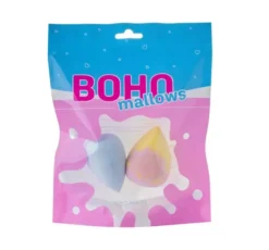 Boho Beauty Bohomallows zestaw gąbeczek do makijażu Pink Lemon i Spun Sugar 2 sztuki