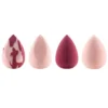 Boho Beauty Pinky Berry zestaw 4 gąbeczek do makijażu