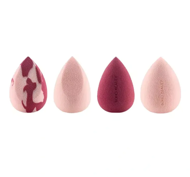 Boho Beauty Pinky Berry zestaw 4 gąbeczek do makijażu
