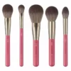 Boho Beauty Rose Touch zestaw 5 pędzli do makijażu