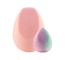 Boho Beauty zestaw gąbeczek do makijażu Candy Pink Top Cut i Mini Pastel Cut