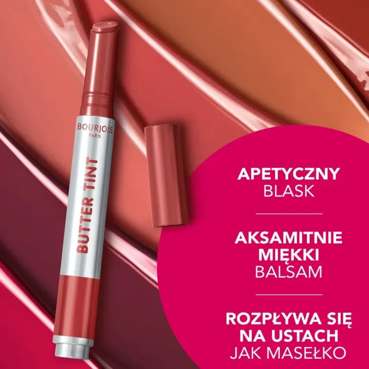 Bourjois Butter Tint balsam do ust z tintem koloryzującym 04 Rougemelt 2 g
