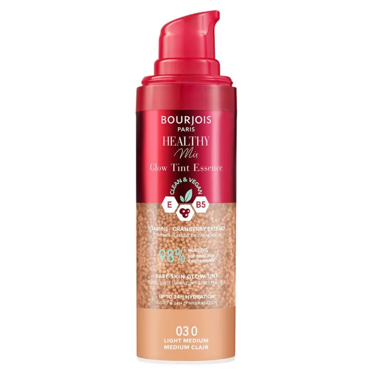 Bourjois Healthy Mix Clean Glow Tint esencja do twarzy 030 Light Medium 30 ml