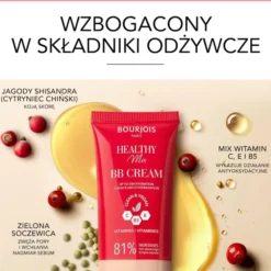 Bourjois Healthy Mix Clean kryjąco-nawilżający krem BB z witaminami 02 Vanilla 30 ml
