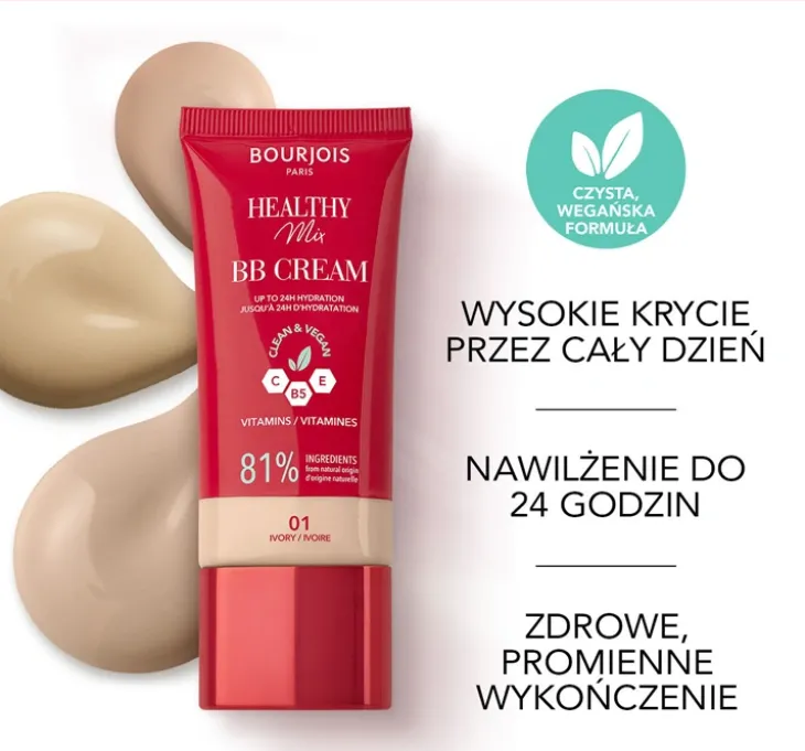 Bourjois Healthy Mix Clean krem BB 03.5 Warm Beige 30 ml