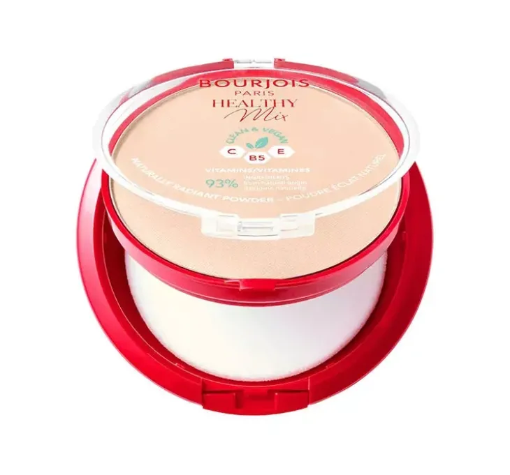 Bourjois Healthy Mix Clean matujący puder do twarzy 01 Ivory 10 g