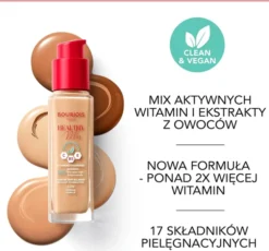 Bourjois Healthy Mix Clean podkład do twarzy 53 W Light Beige 30 ml
