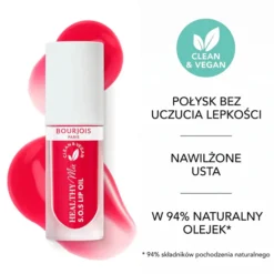 Bourjois Healthy Mix S.O.S odżywczo-nawilżający olejek do ust 03 Straw’bisous 4,5 ml