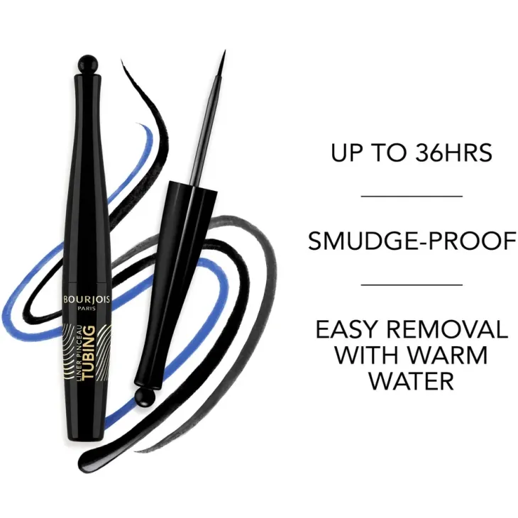Bourjois Liner Pinceau Tubing eyeliner w płynie 01 Ultra Black 2,5 ml