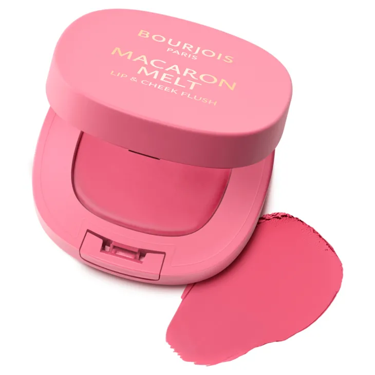 Bourjois Macaron Melt róż do policzków i szminka w formie musu 01 Maca'Rose 5 g