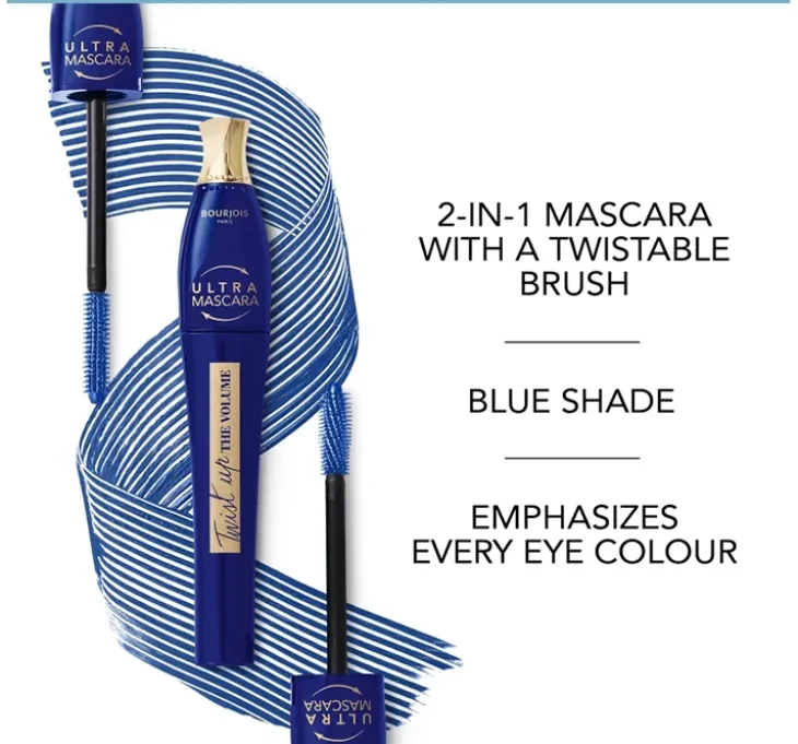 Bourjois Twist Up The Volume tusz do rzęs 003 Ultra Blue 8 ml