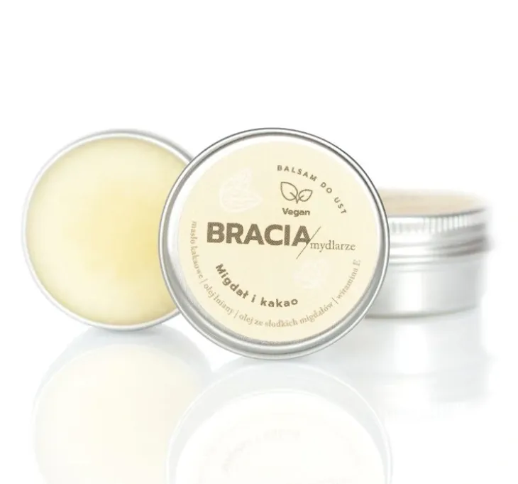 Bracia Mydlarze balsam do ust Migdał i Kakao 15 g