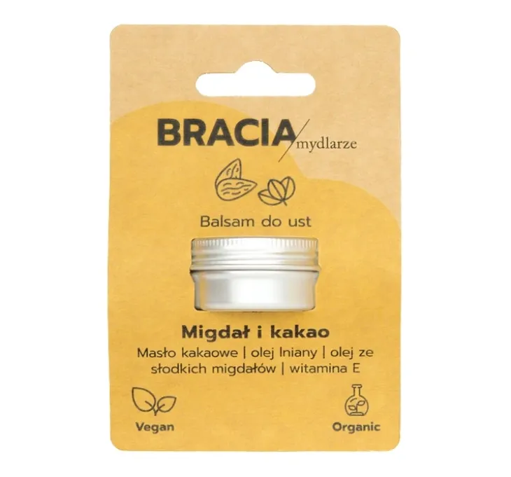 Bracia Mydlarze balsam do ust Migdał i Kakao 15 g