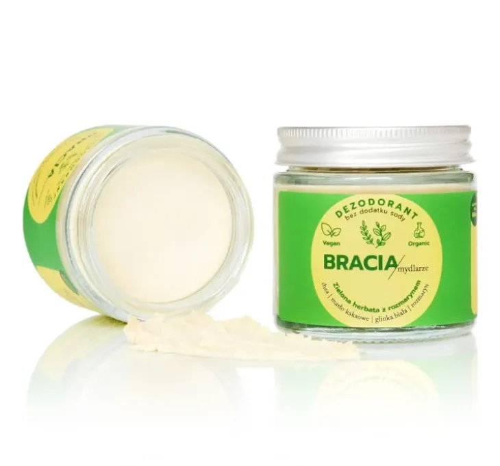 Bracia Mydlarze dezodorant w kremie Zielona Herbata z Rozmarynem 60 ml