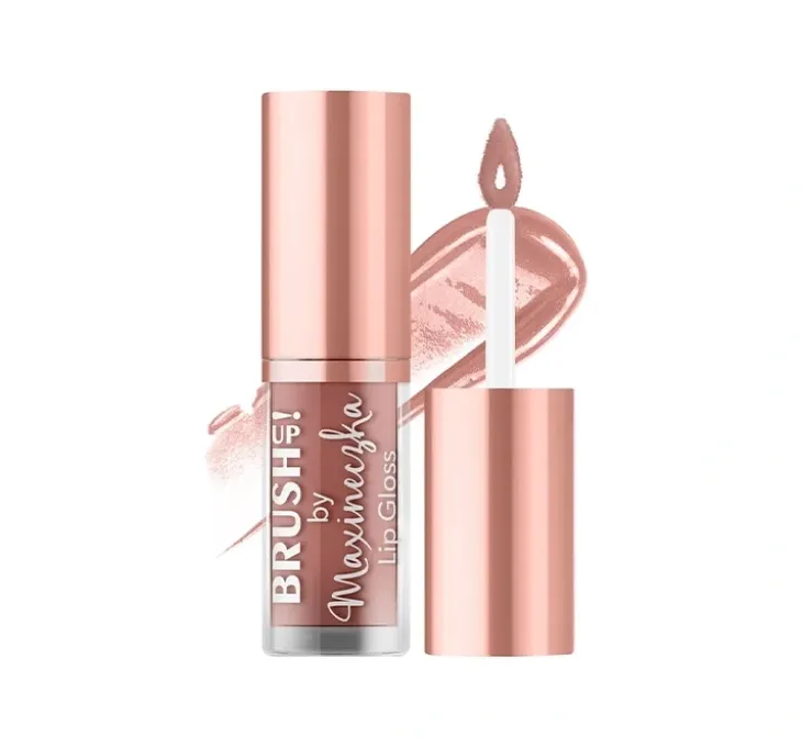 Brush Up błyszczyk do ust o kryjącej formule i kremowym połysku 04 Warm Nude 3,8 g