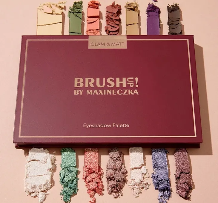 Brush Up Glam & Matt paleta cieni do powiek 21 g