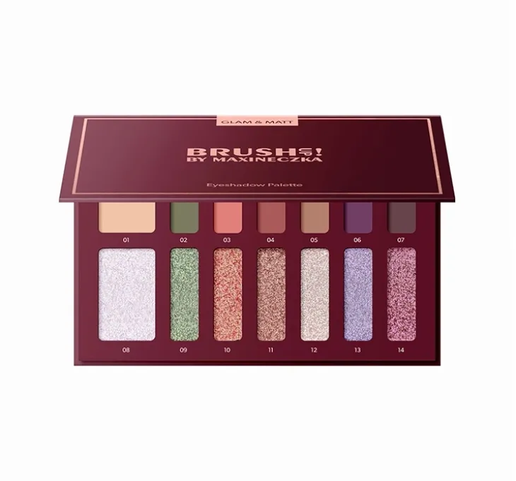 Brush Up Glam & Matt paleta cieni do powiek 21 g