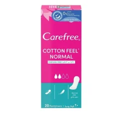 Carefree Cotton Feel Normal wkładki higieniczne bezzapachowe 20 sztuk
