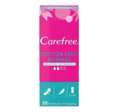 Carefree Cotton Feel wkładki higieniczne bezzapachowe 20 sztuk