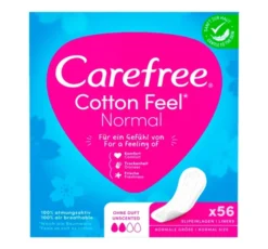Carefree Cotton wkładki higieniczne bezzapachowe 56 sztuk