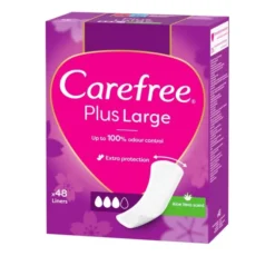 Carefree Plus Large wkładki higieniczne Aloe Vera Scent 48 sztuk