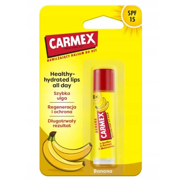 Carmex Banana nawilżający balsam do ust w sztyfcie 4,25 g