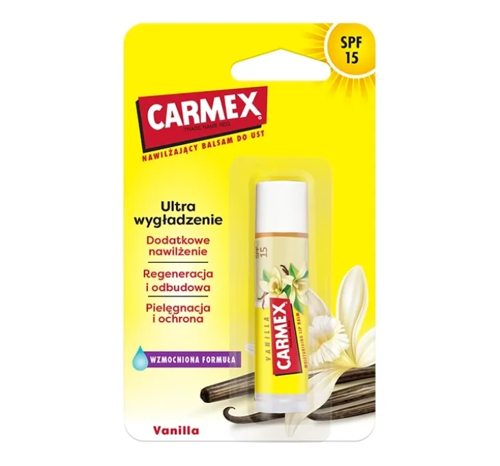 Carmex nawilżający balsam do ust w sztyfcie Vanilla 4,25 g